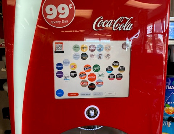 Fullerton soda machine